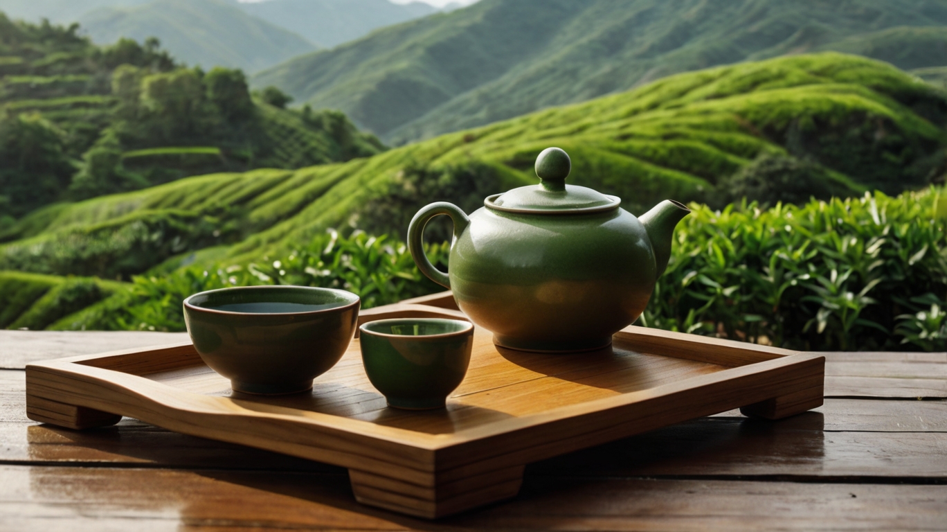 茶葉の収穫